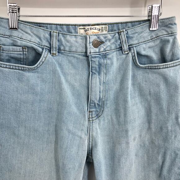 Fat Face UK Eco Denim Chesam Girlfriend Jeans Light Wash Pants US Size 6R - Picture 5 of 13